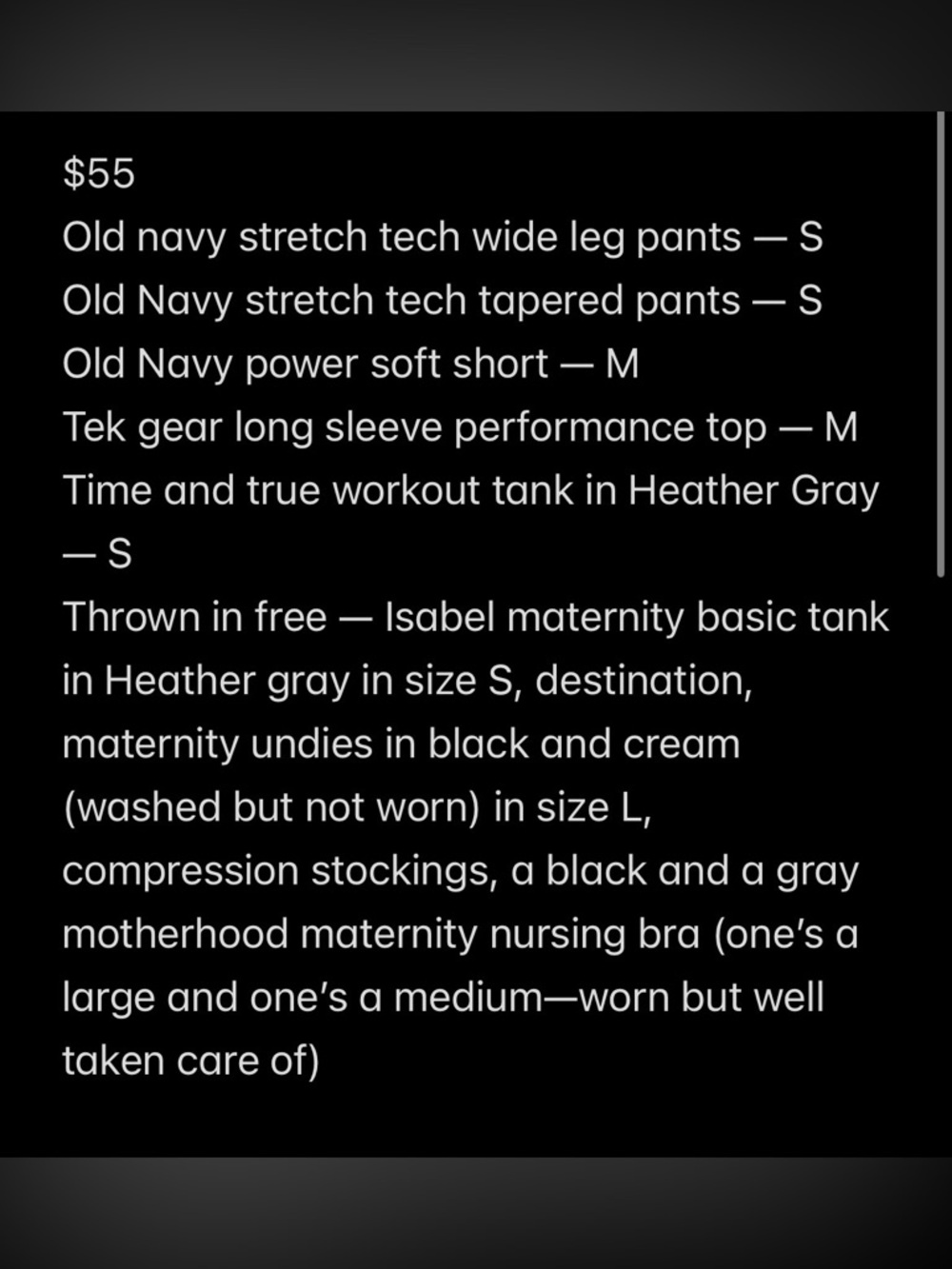 Activewear & essentials maternity bundle - Picture 2 of 3